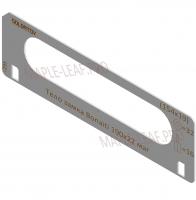 Вставка для шаблона Солдатова «Тело замка BONAITI 190х22 магнитный под 32/16»